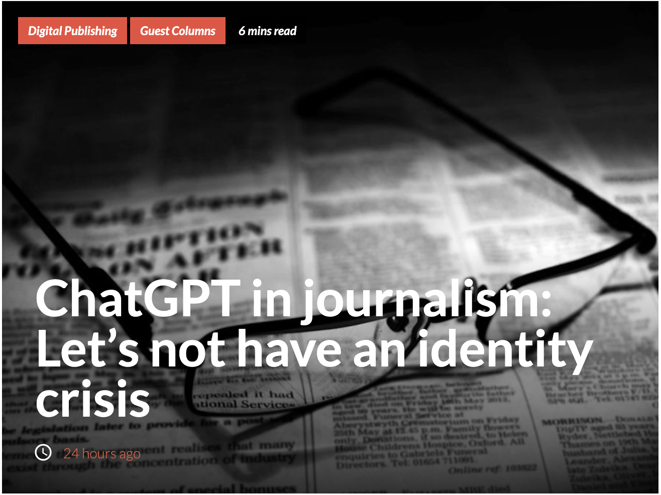ChatGPT in journalism